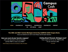 Tablet Screenshot of campuscashcoupons.com